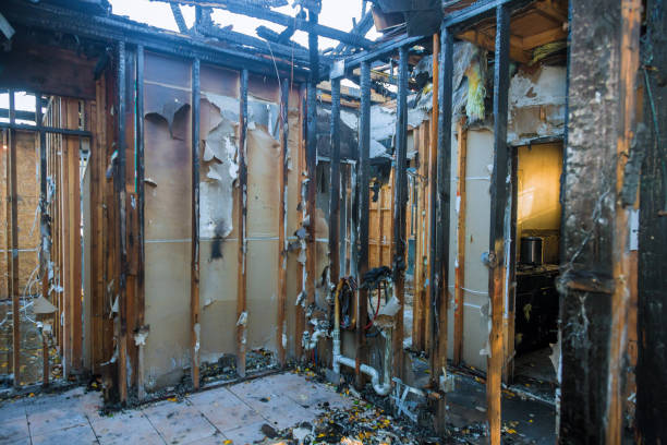 Professional Fire Damage Removal technician working in Riverside, NJ